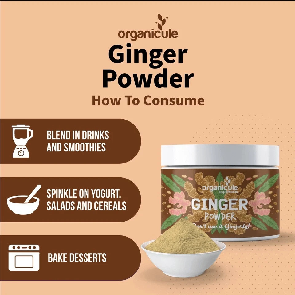 Organicule Ginger Powder [100g]