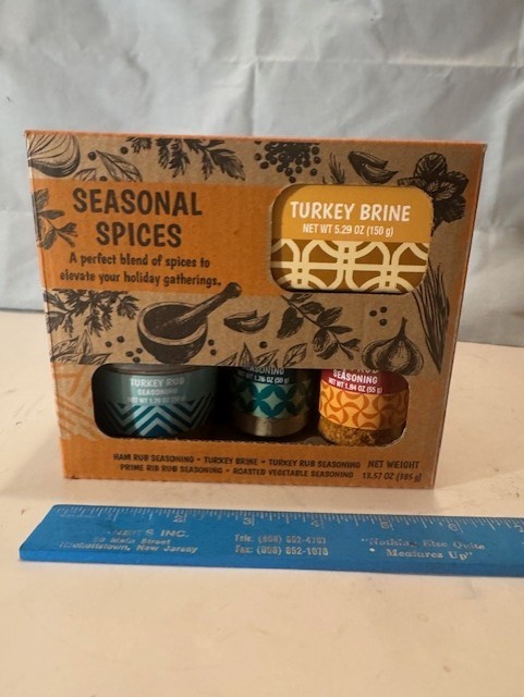 VARIETY 5 SEASONINGS PACK – RUBS / BRINE / SEASONING – BEST BUY 8/27