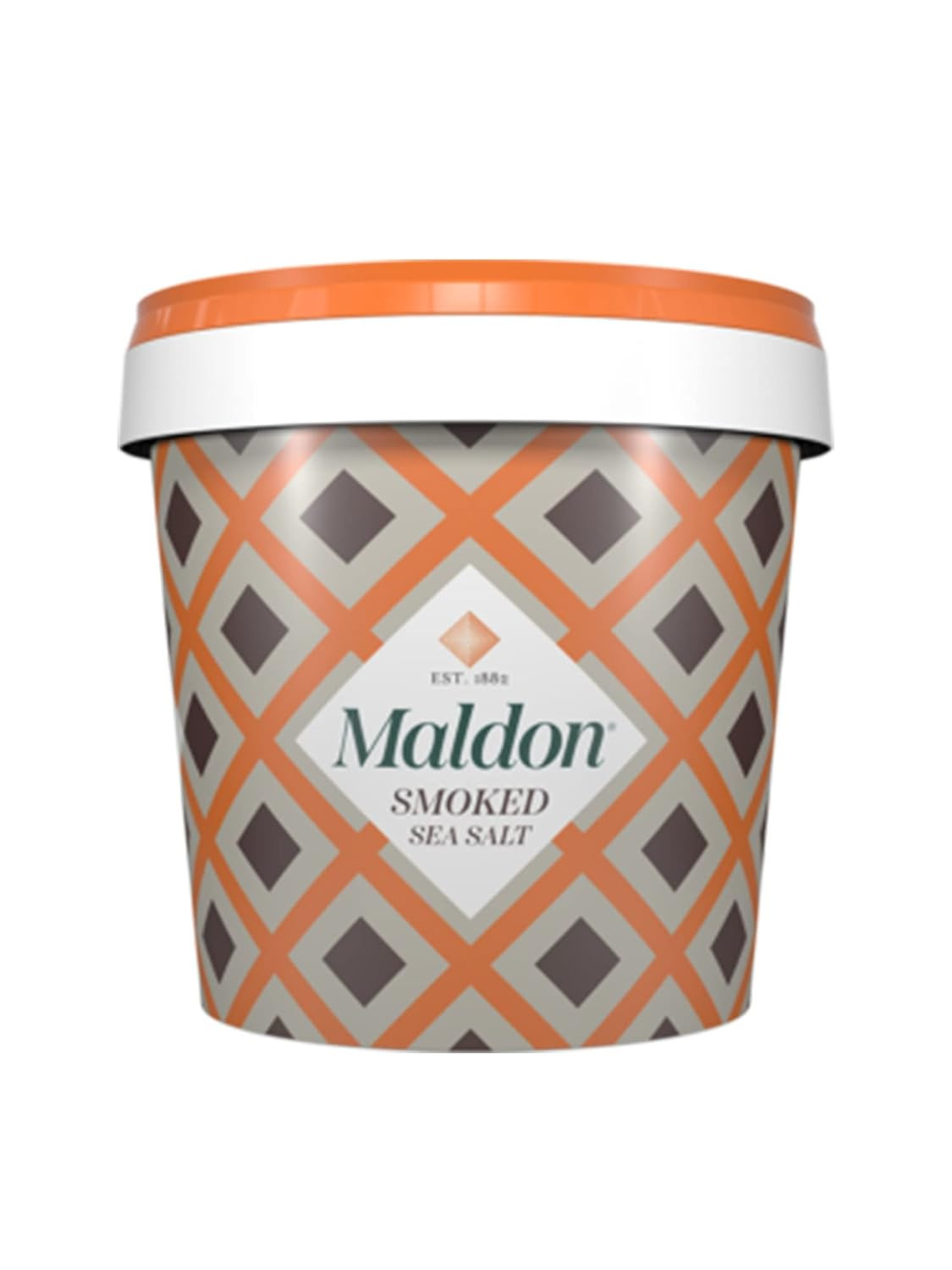 Maldon Salt, Smoked Sea Salt Flakes, 1.1 Lb (500 G), Bulk Tub, Kosher, Natural,