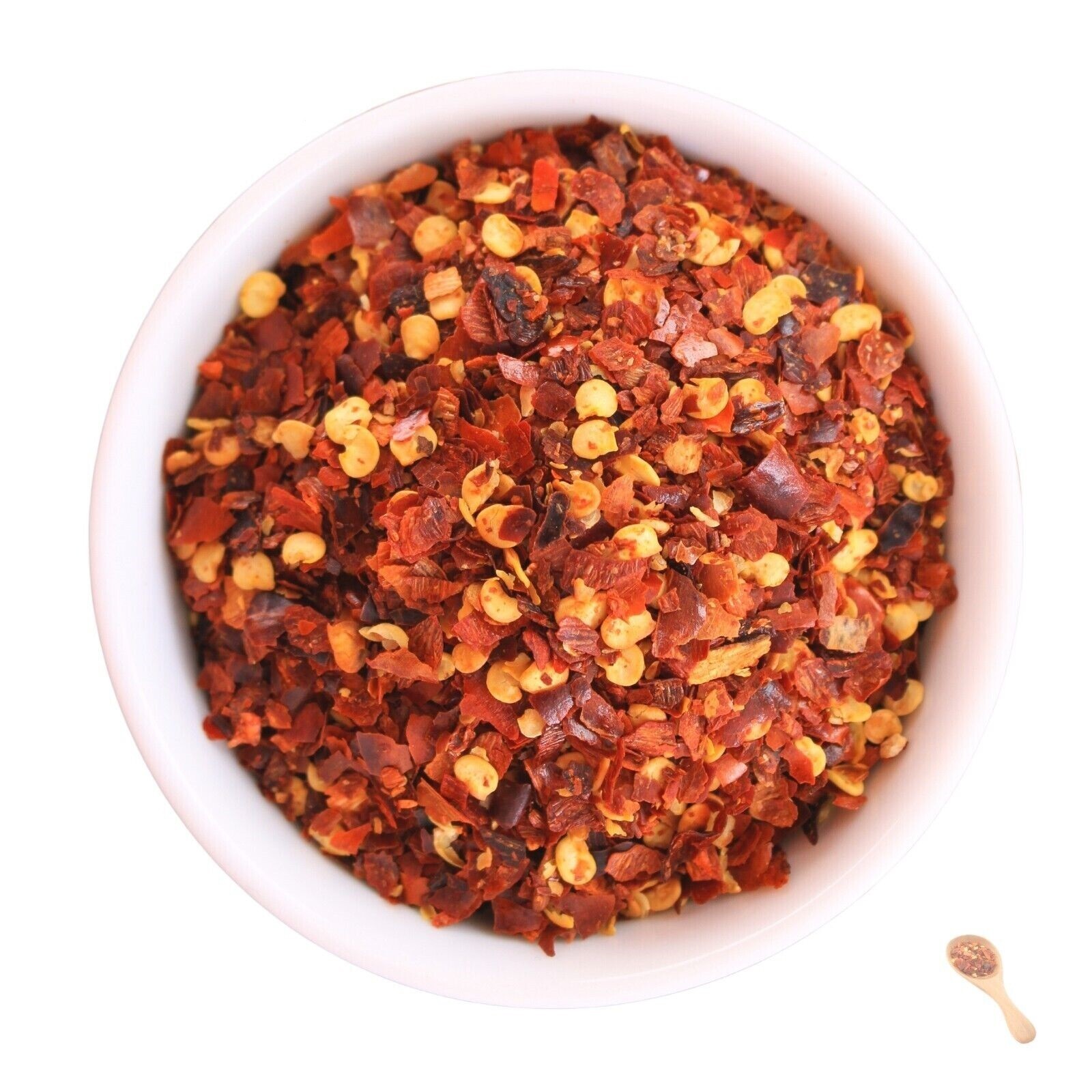 CHILLI FLAKES Sun Dried Red Crushed Hot & Spicy Pepper Organic Natural Spice