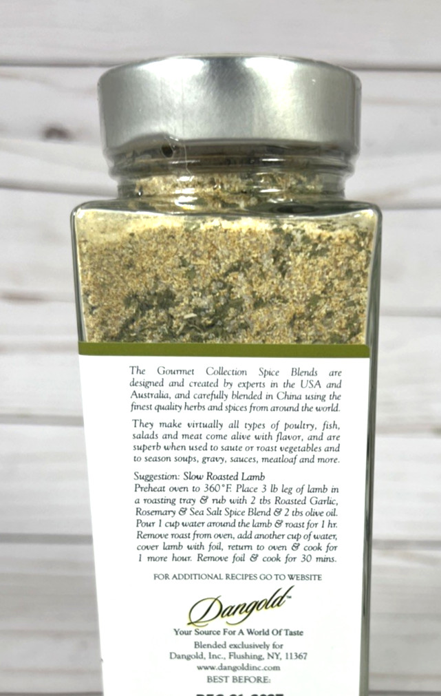 Roasted Garlic Rosemary Sea Salt Gourmet Collection Spice Blends 10.4oz 2x 10/28