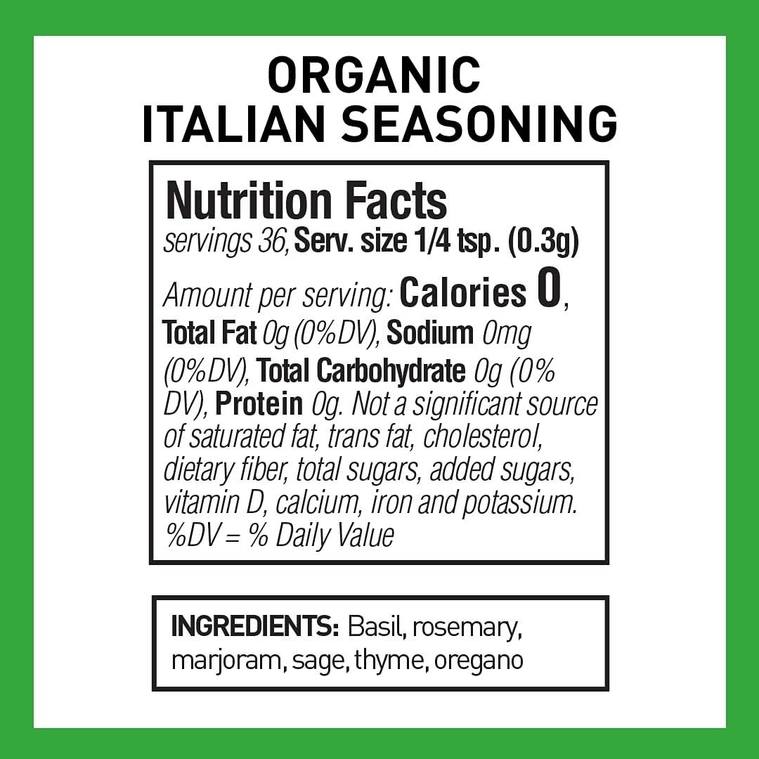 Click to see full view The Spice Hunter Italian Seasoning, 0.4 OZ Pack OF 6