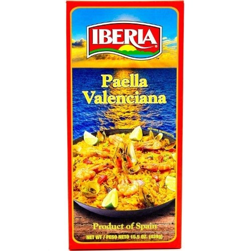Iberia Paella Valenciana, 15.5oz Product of Spain (1 box)
