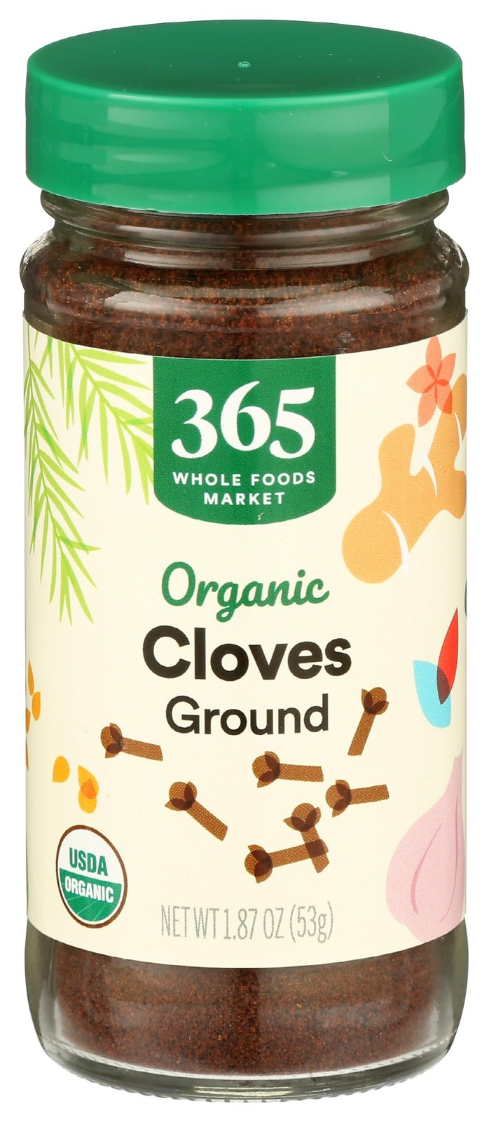 Organic Ground Cloves Spice 1.87 oz Baking Cooking Non GMO Kosher