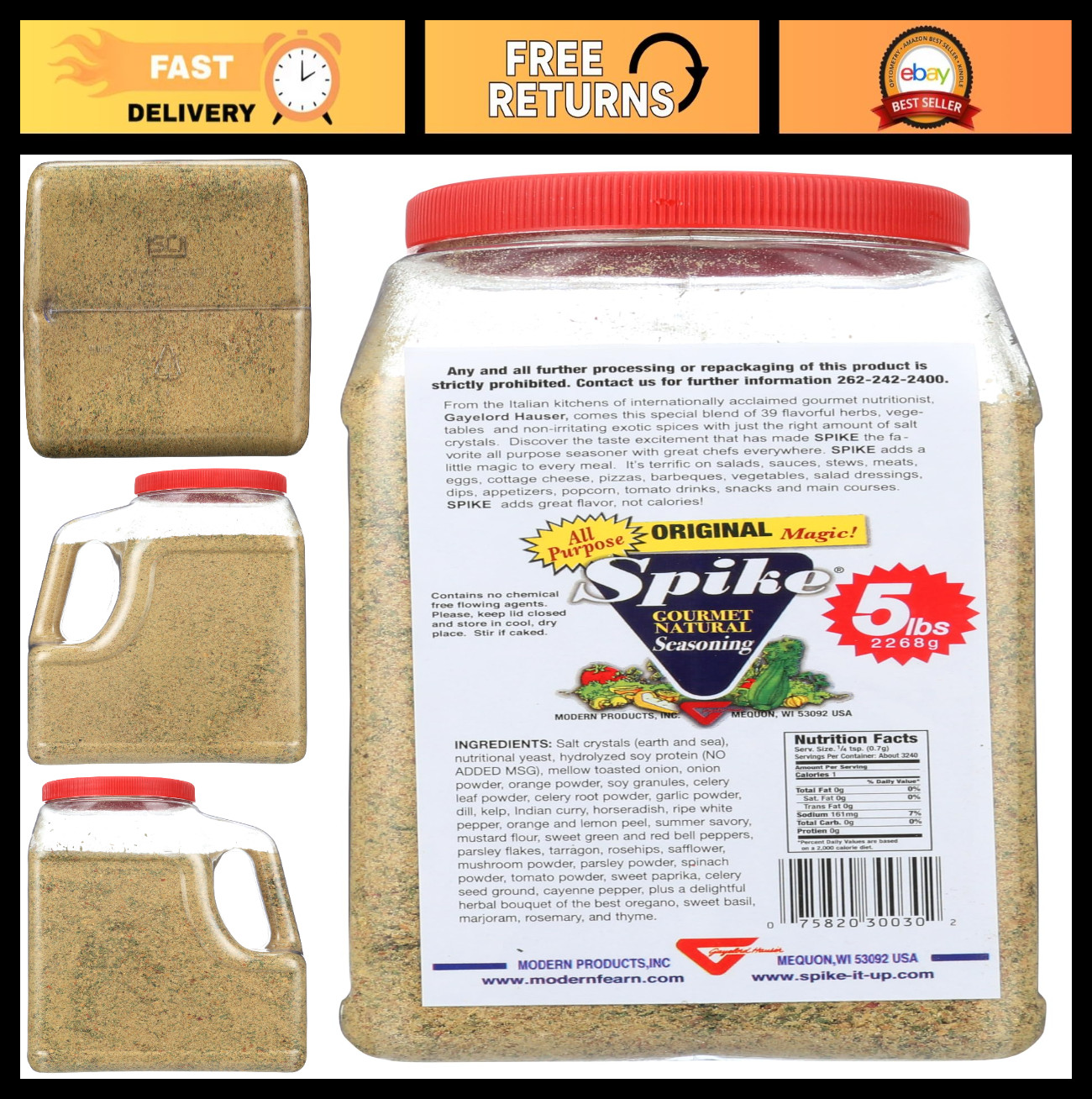 Bulk Seasoning Mix 5lb – Flavor Enhancer for Cooking, Grilling & BBQ Spice