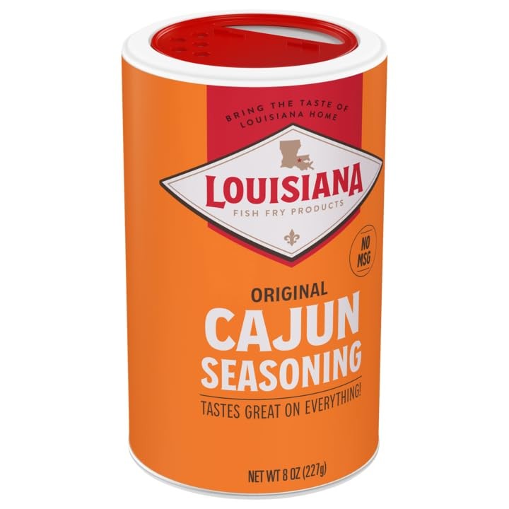 Louisiana Fish Fry Products Cajun Seasoning 8 Ounce 8 (Pack of 1)