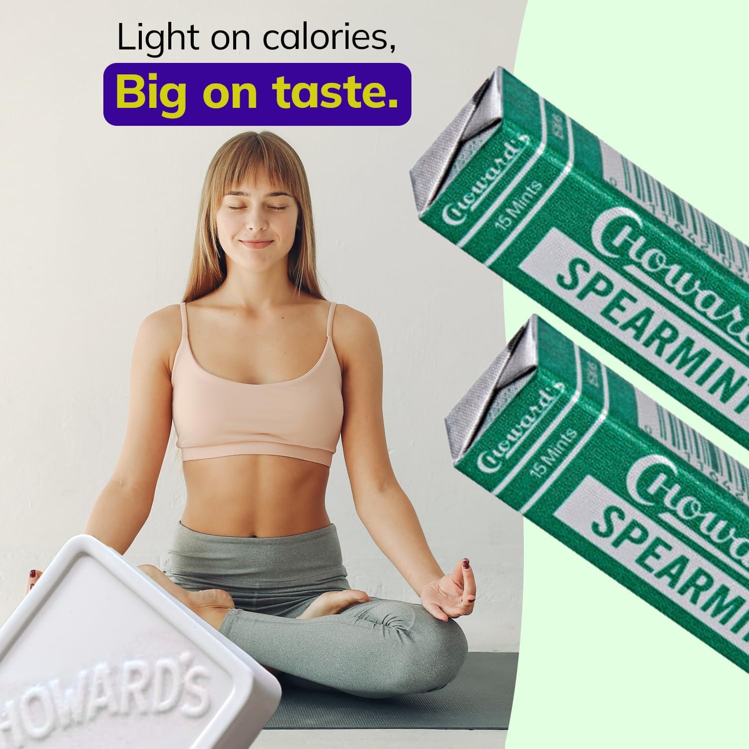 Choward’s Spearmint Unique Aromatic Flavors for 15 Count (Pack of 24)