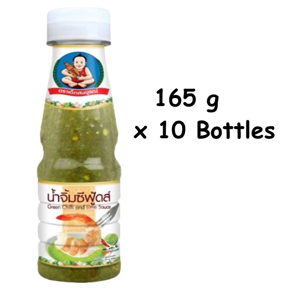 Seafood Dipping Sauce Green Chilli Lime Seasoning Healthy Boy Spicy Sour 165gx10