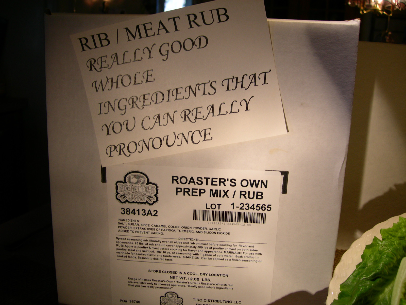 12 lbs BRISKET PREP RUB,FOR RESTAURANT USE,GRILL BBQ.RIBS MEAT DRY RUB SEASON