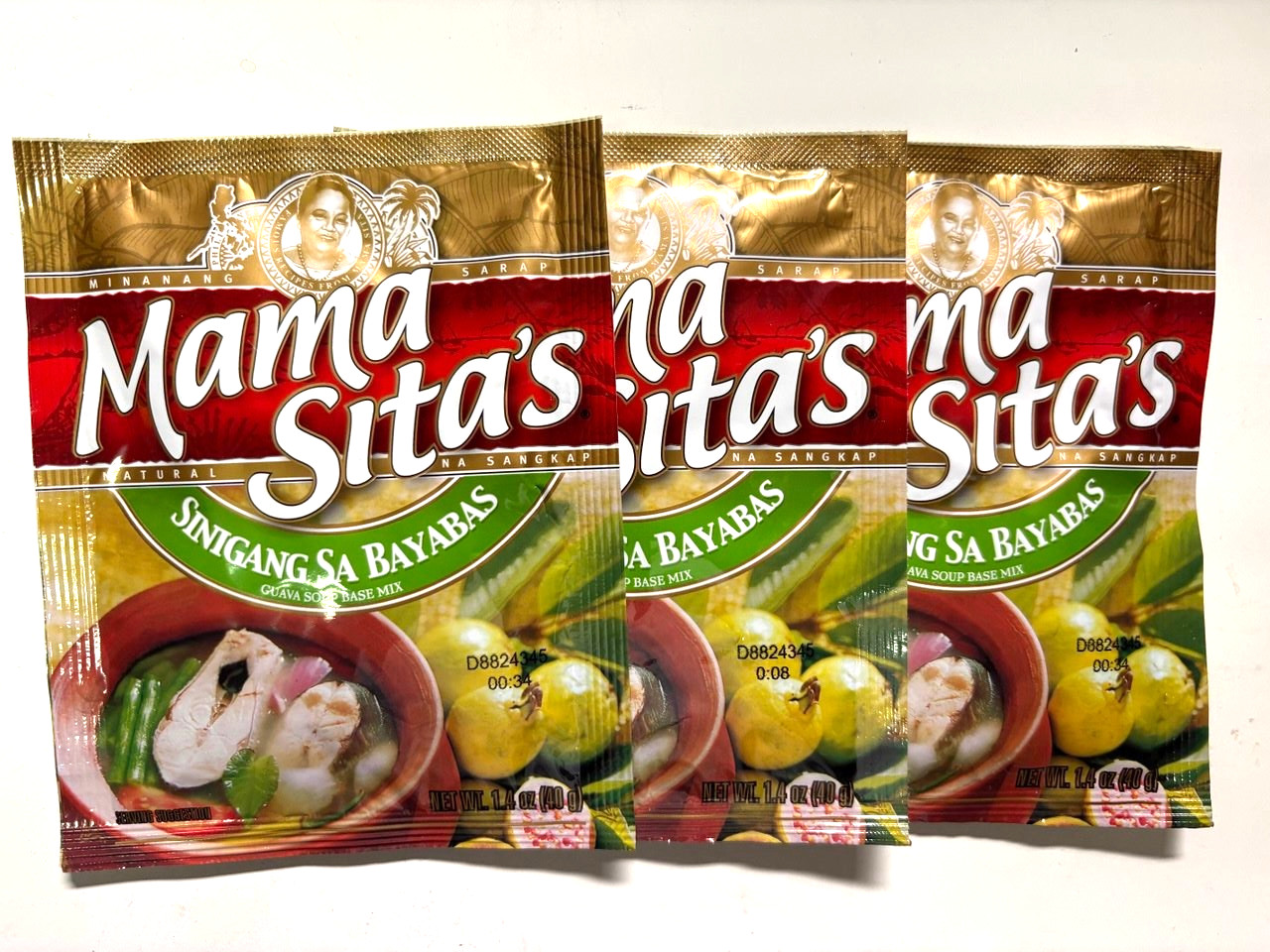 (3) Pck. Mama Sitas SINIGANG SA BAYABAS guava soup base Fast S&H