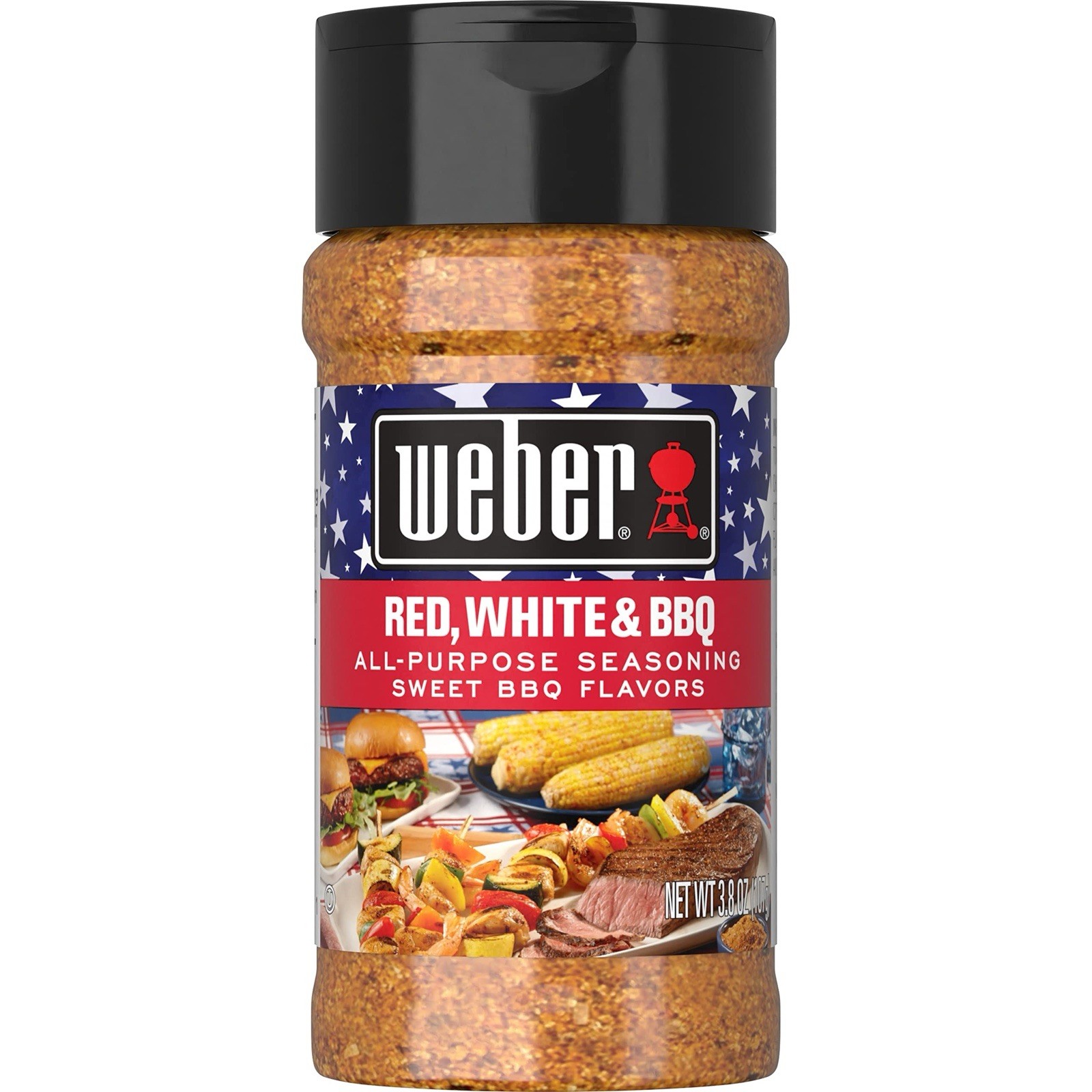 Weber Red, White & BBQ 🍗 Seasoning, 3.8 oz