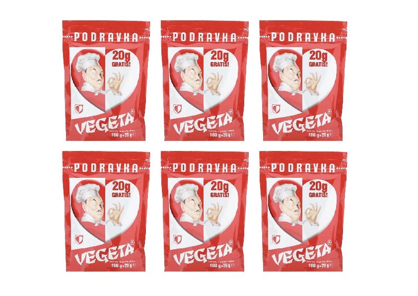 6x Podravka Vegeta Universal All Purpose Seasoning Packs 200g