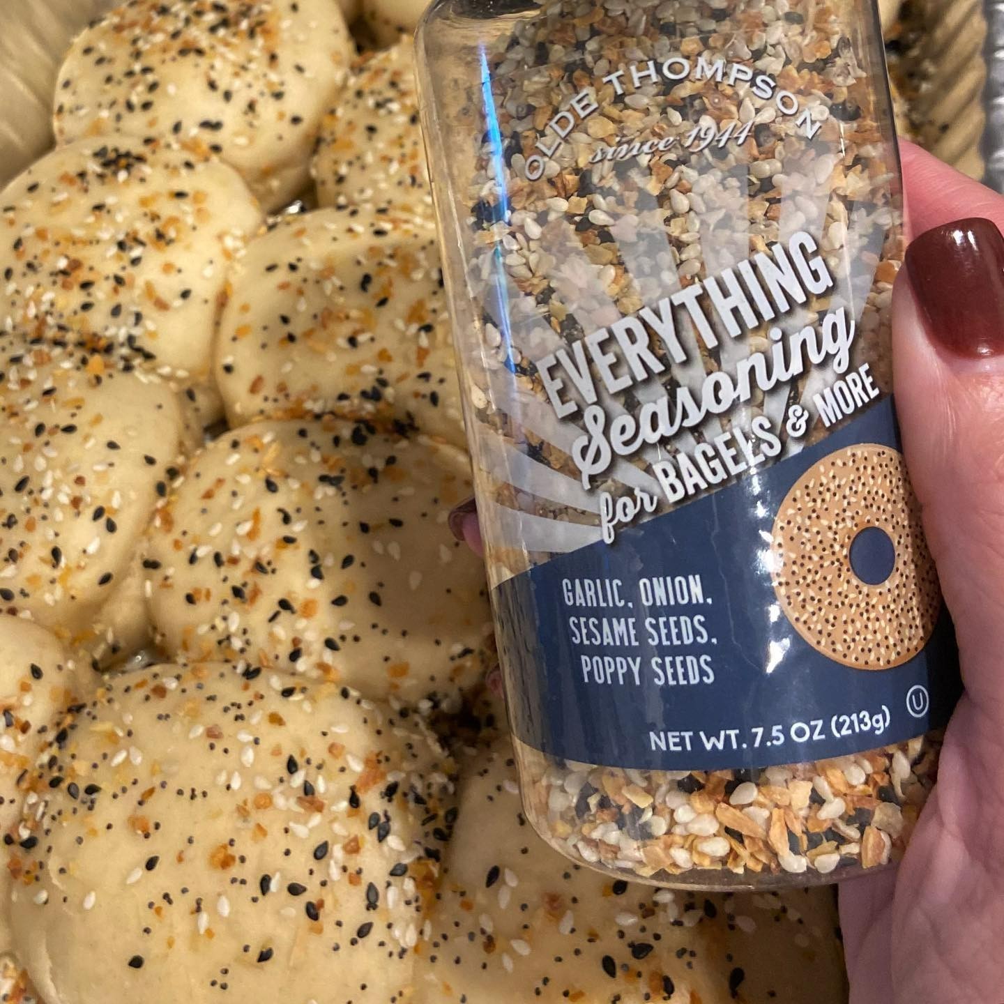 Olde Thompson Everything Bagel Seasoning & Spice Blend 7.5 Oz (2 Pack) KOSHER