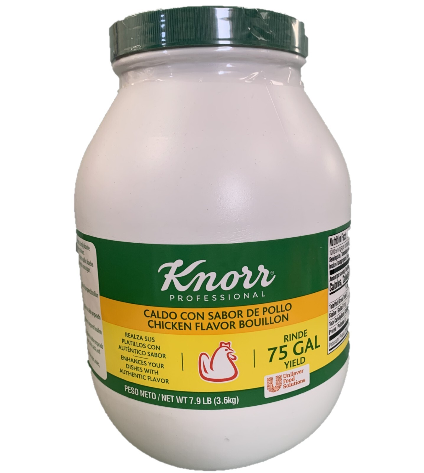 Knorr – Chicken Flavor Bouillon BULK (Caldo de Pollo) 7.9lb