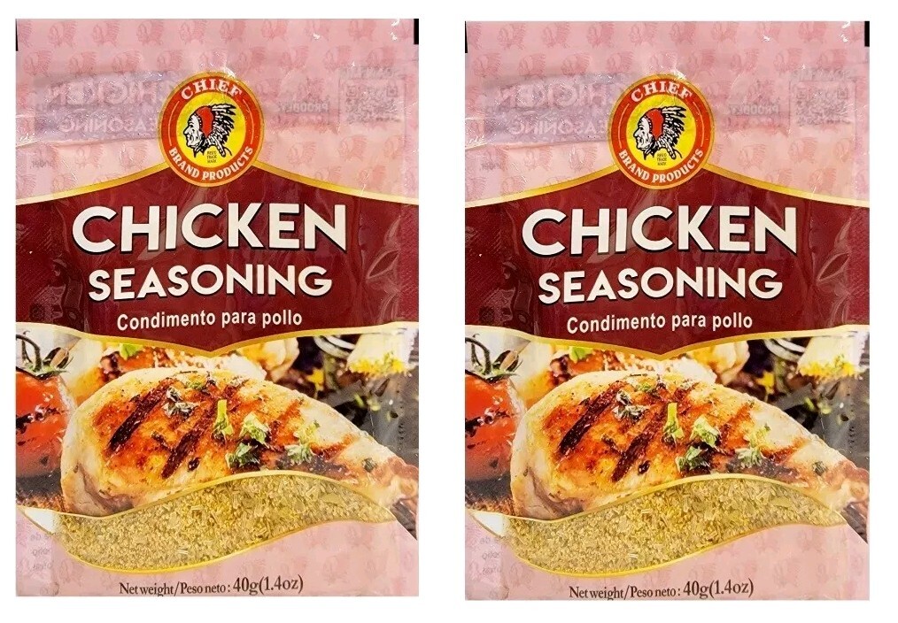 Pack of 2 – Chief Chicken Seasoning 40g Bag Product of Trinidad
