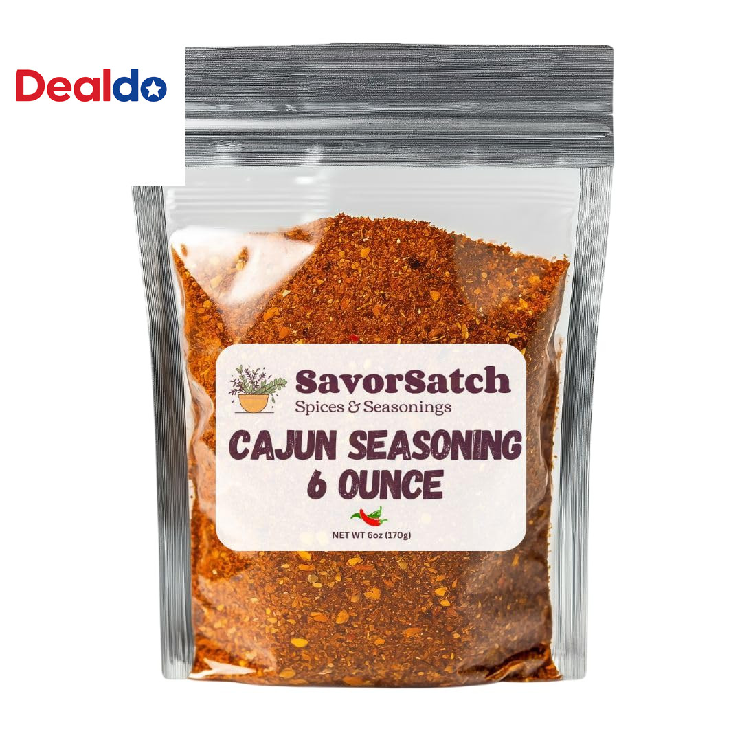 Cajun Seasoning – Resealable Pouch | Bulk Pack | Kosher, Non-Gmo, MSG Free, Bayo