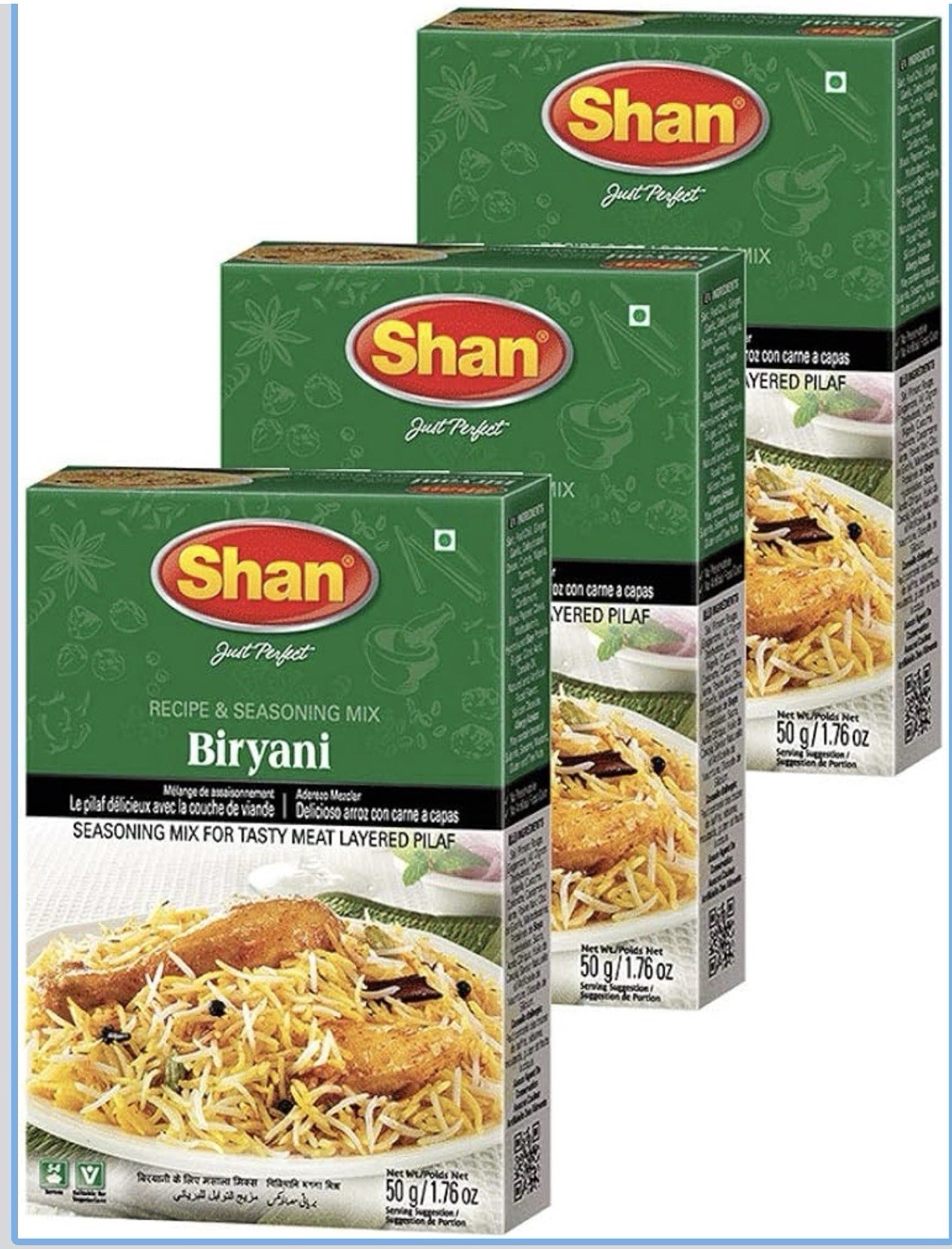 6 Packs of Biryani Masala Indian Pakistani and Bangladesh biryani rice