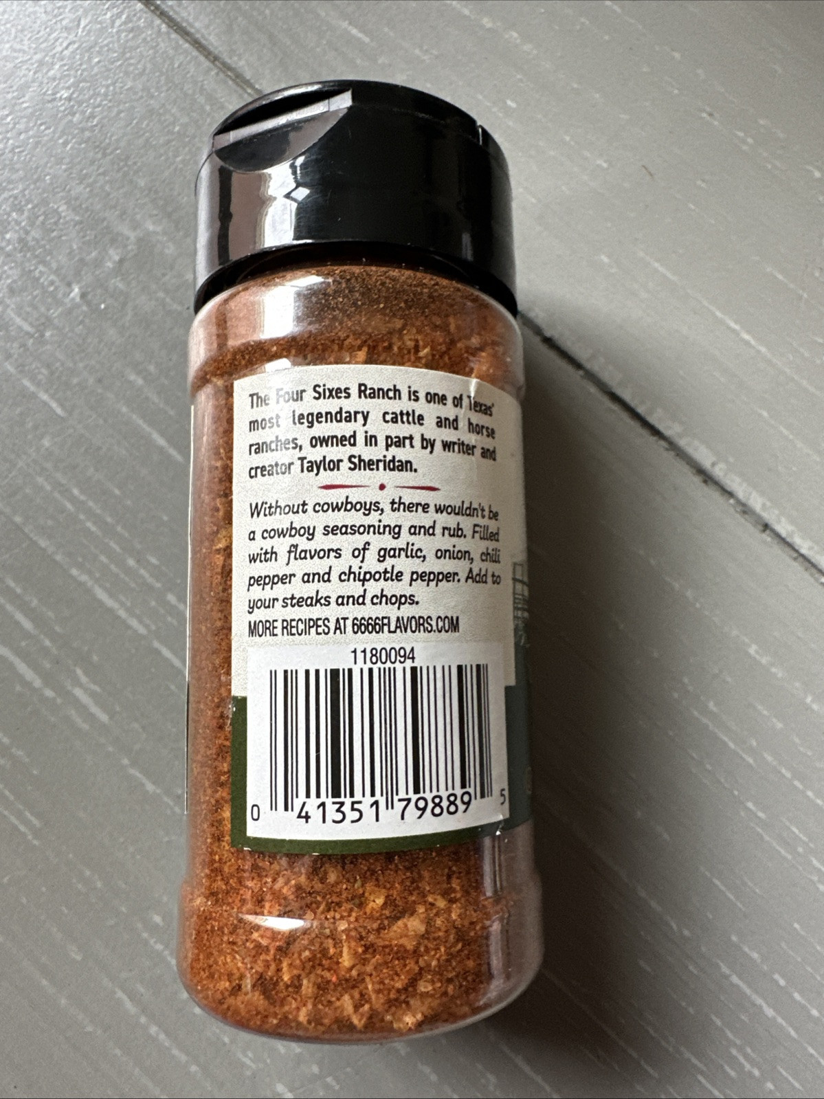 Four Sixes Taylor Sheridan’s Original Cowboy Seasoning Blend & Rub, 3.3 oz
