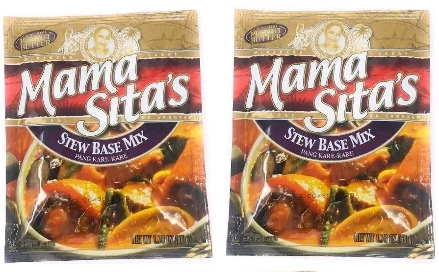 3 Packs – Mama Sita’s STEW BASE MIX (Pang Kare-Kare) 1.76oz Fast Shipping