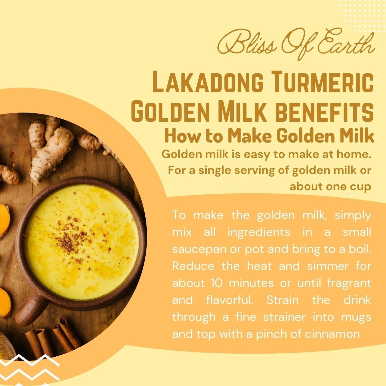 Bliss of Earth High Curcumin Certified Organic Lakadong Turmeric Powder 500gm