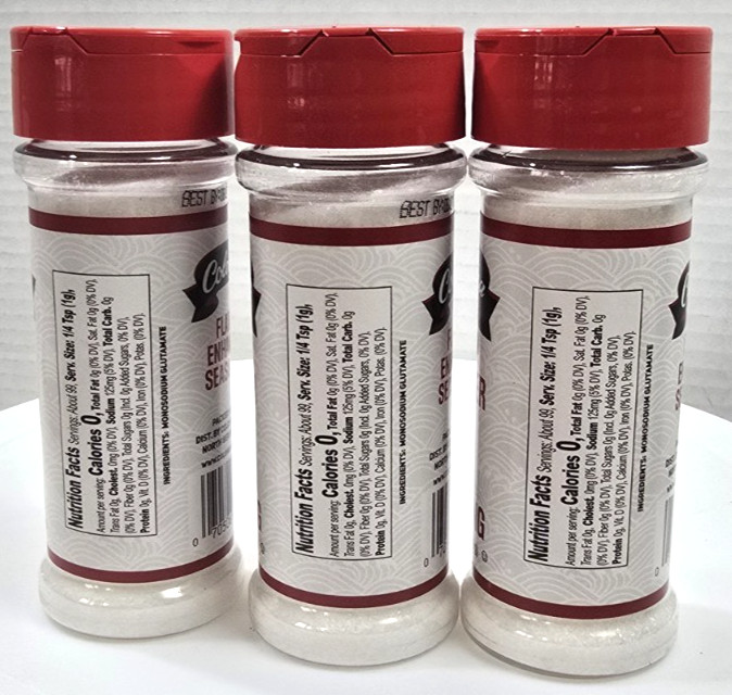3x Colonna MSG Monosodium Glutamate 3.5 Oz Shaker Flavor Enhancer Seasoning 8/28