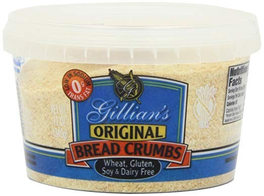Gillian Bread Crumbs Wheat Free Gluten Free Dairy Free, 12 Ounce
