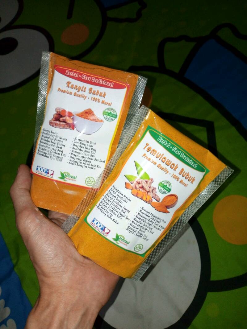 Java Turmeric Powder Asli Herbal Premium 100g Aroma Ritual Culinary Heritage