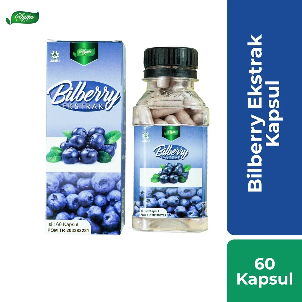 Bilberry Powder Caps Natural Organic Herbs Spices Fresh Pure Hygienic