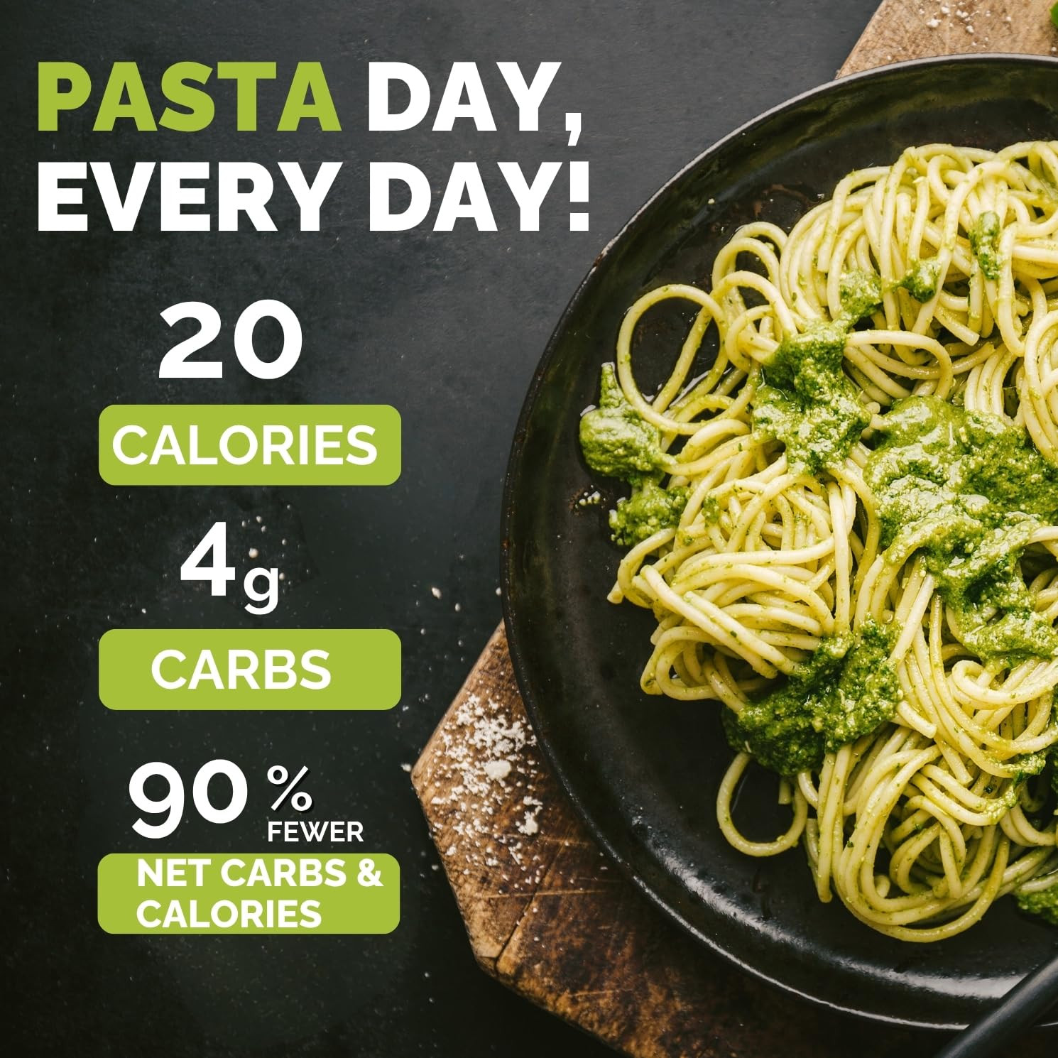 Low Carb Angel Hair | 4G of Carbs | as Seen on Shark Tank )