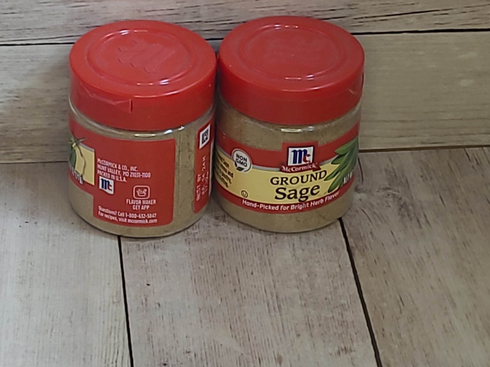 2 McCormick Ground Sage .6oz each 2 Pack