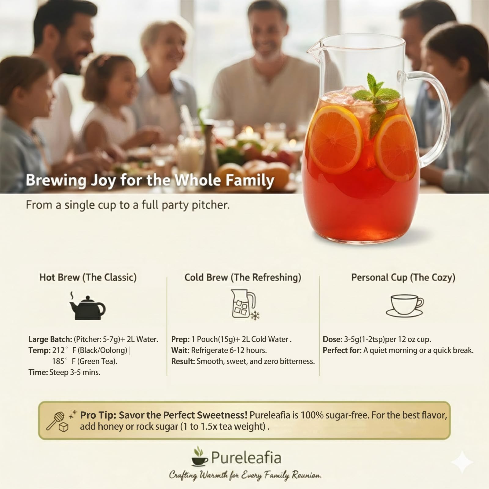 Pureleafia Herbal Fruit Tea Gift Set – 12 Artisan Flavors, 15g Loose Leaf Pou…
