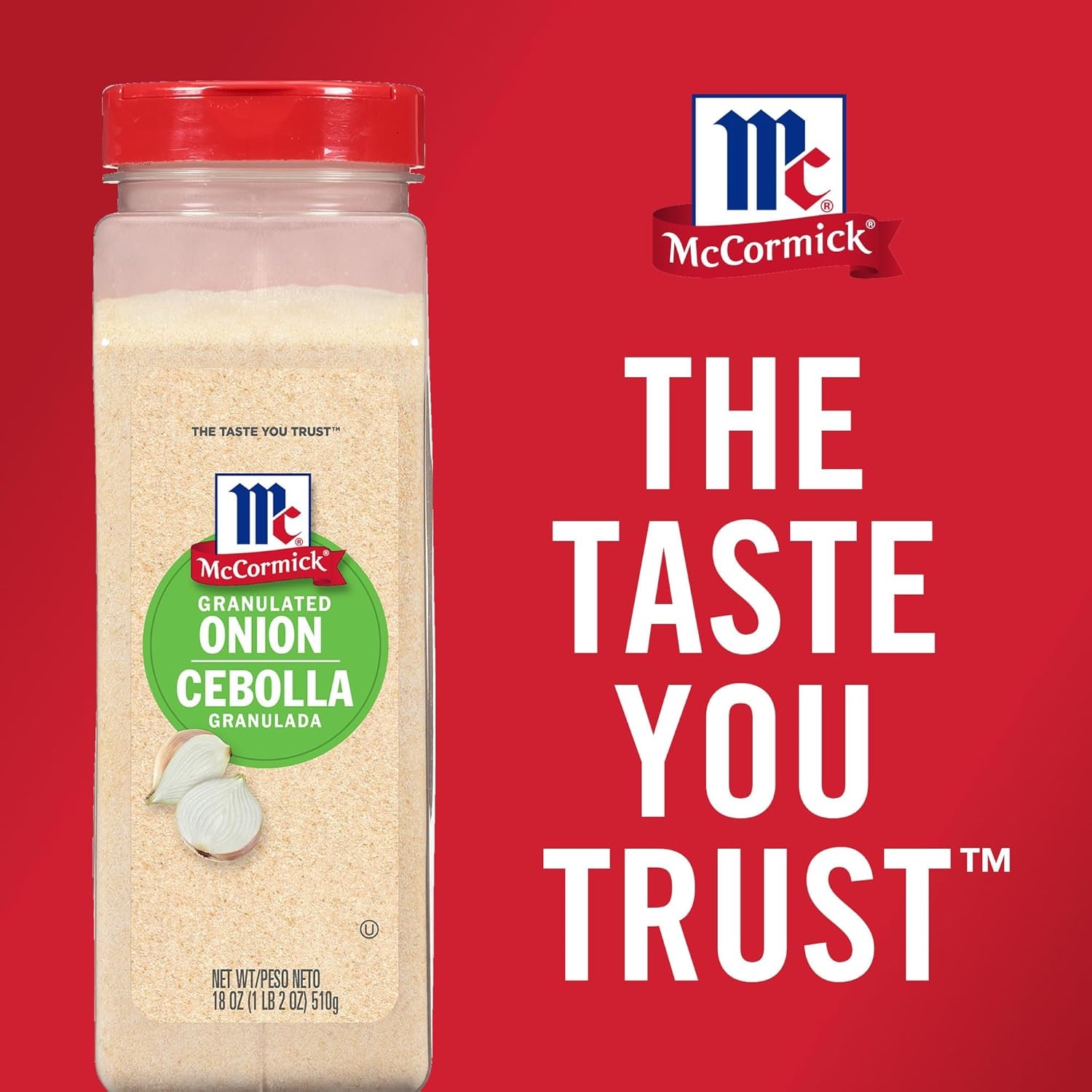 McCormick Granulated Onion, 18 oz