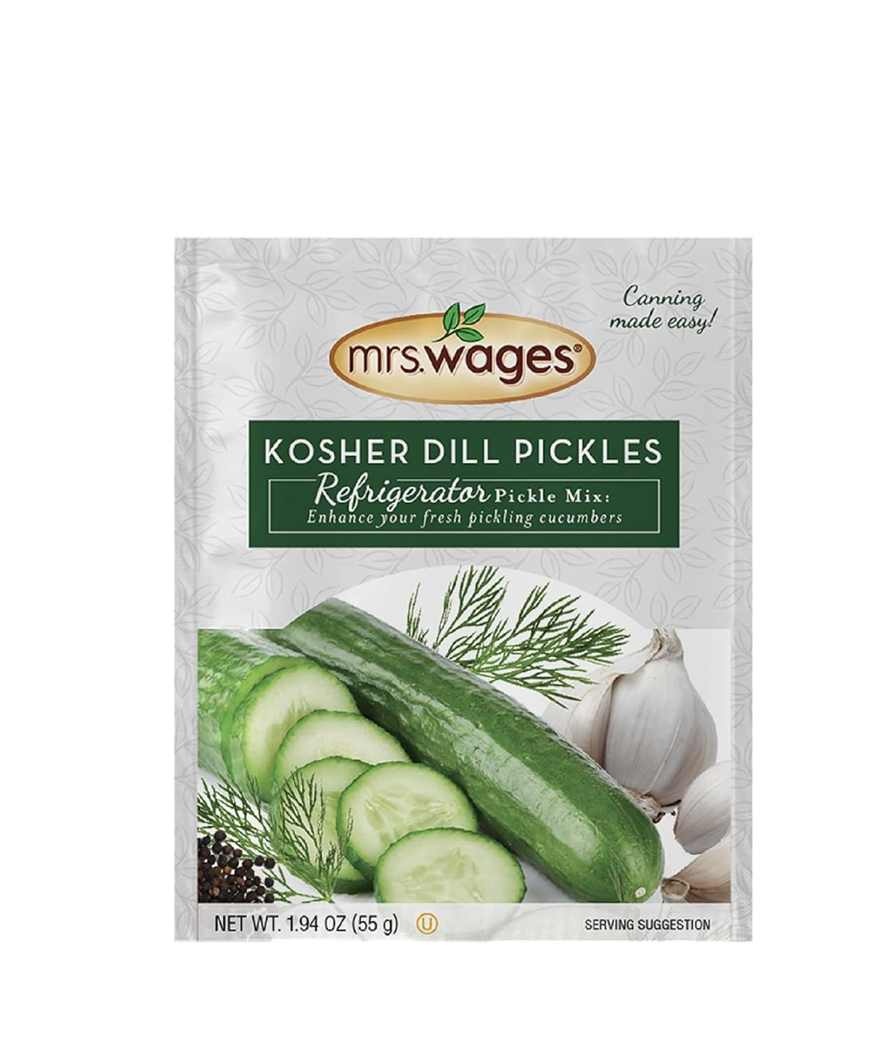Kosher Dill Pickles Refrigerator Mix | Quick and Easy | Simple-To-Use | Simple H