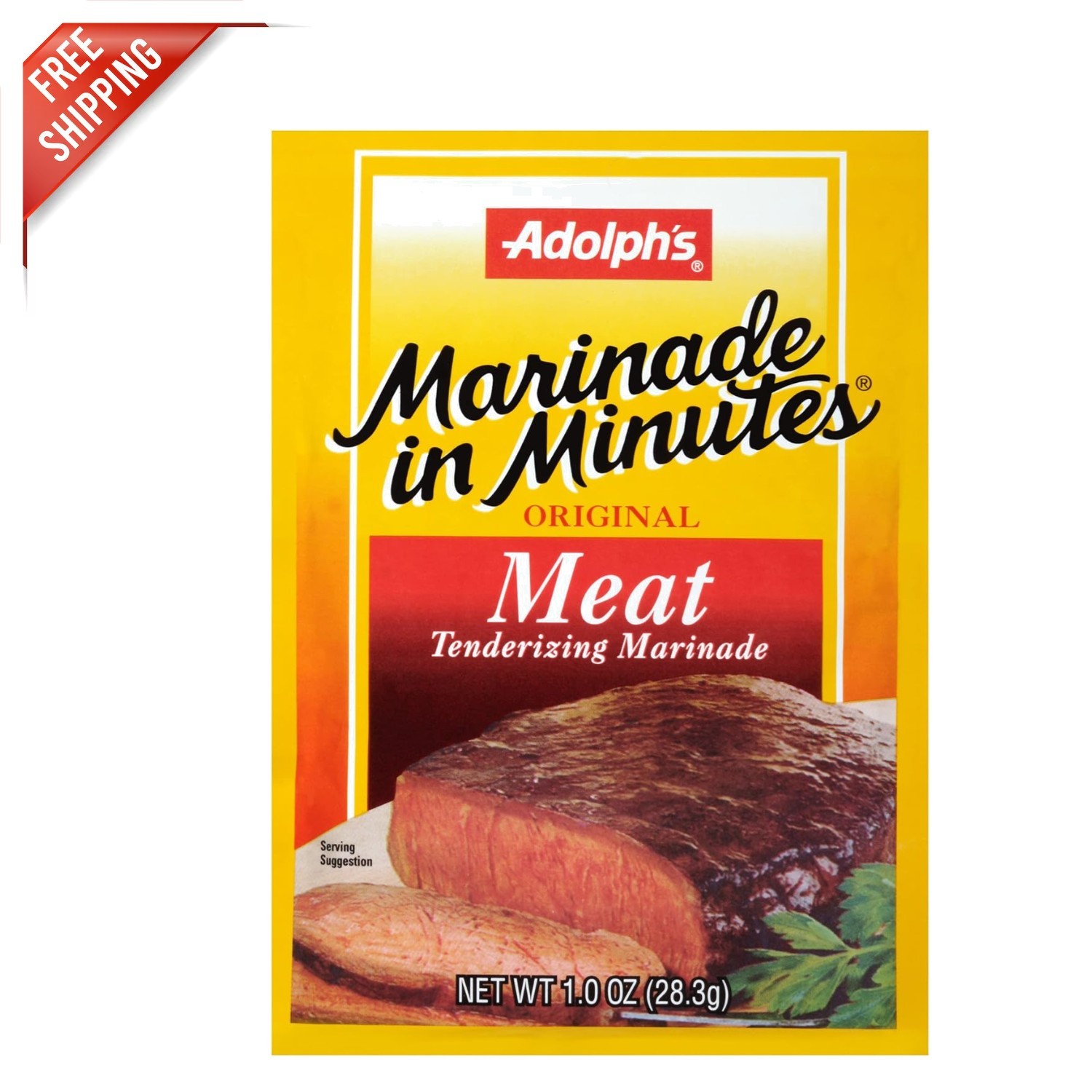 Adolph Marinade: 8 Pack of 1-Ounce Gourmet Meat Tenderizers Ready in 15 Minutes