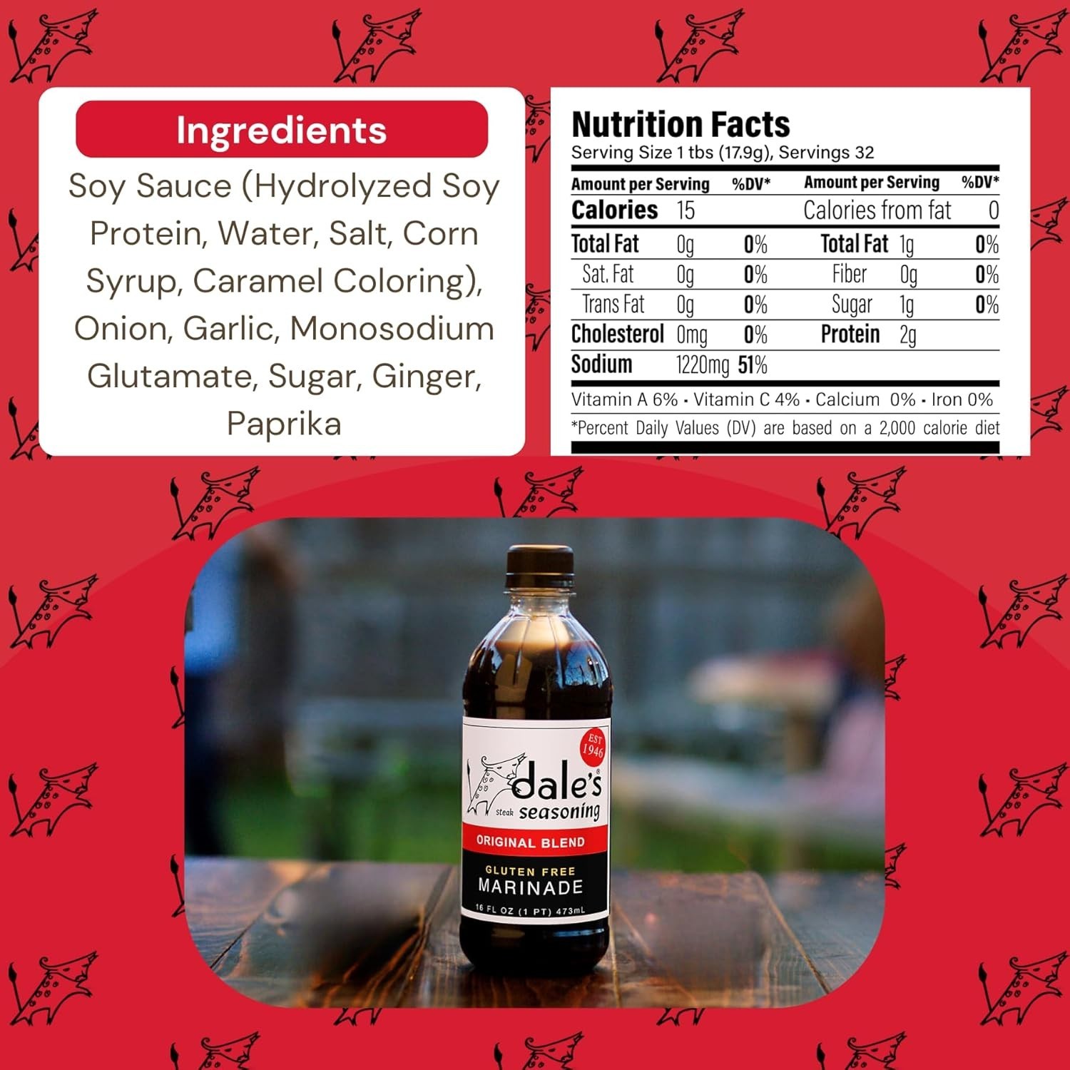 Dale’s Steak Seasoning 32oz Duo~-