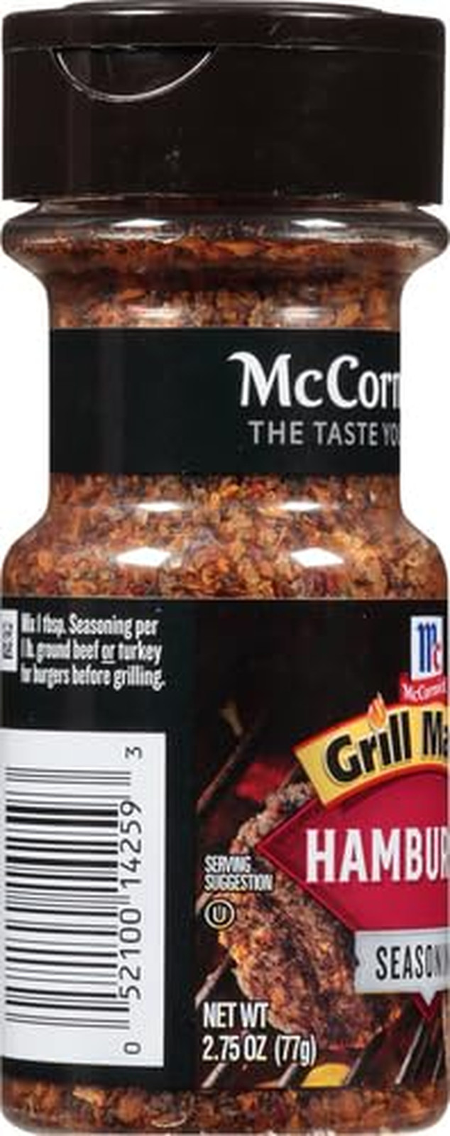 Mccormick Grill Mates Hamburger Seasoning 2.75oz Bold BBQ Flavor Blend