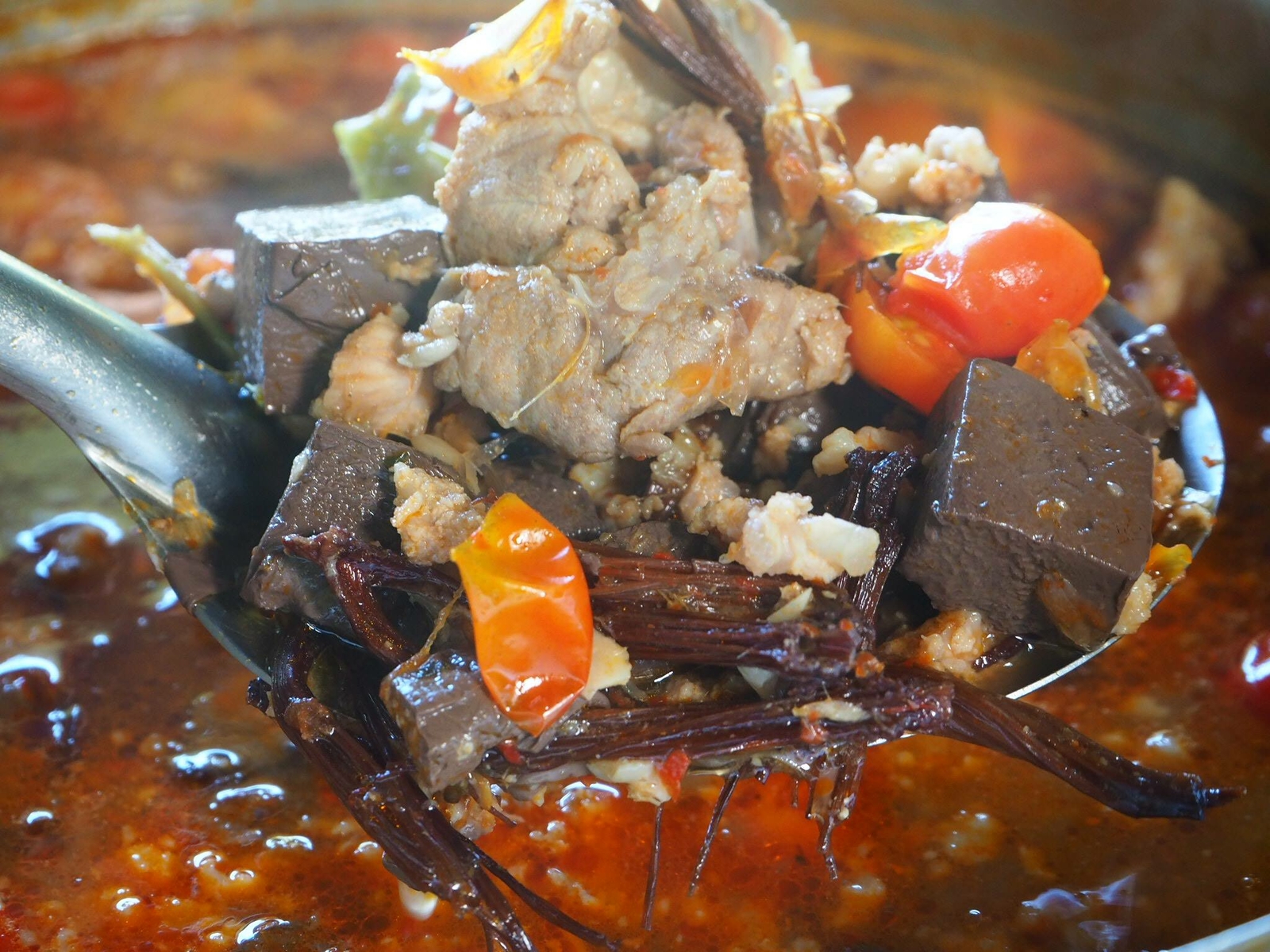 Dried Pullen Red Cotton Flower Bombax Ceiba L Thai Spicy Noodles Food Tea Herb