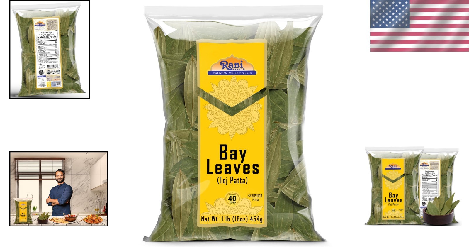 All Natural Bay Leaf Whole Spice 16oz 1lb Bulk