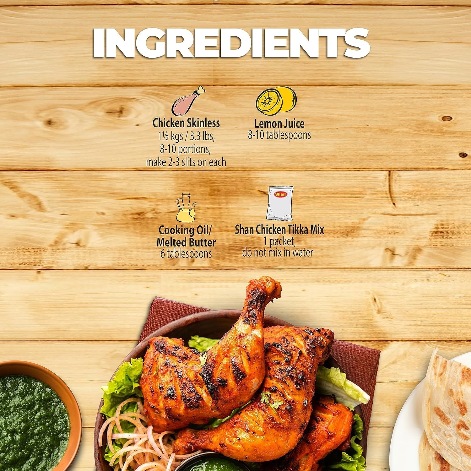 Shan – Chicken Tikka Masala Mix (50g) – Seasoning Packets for Tikka Masala
