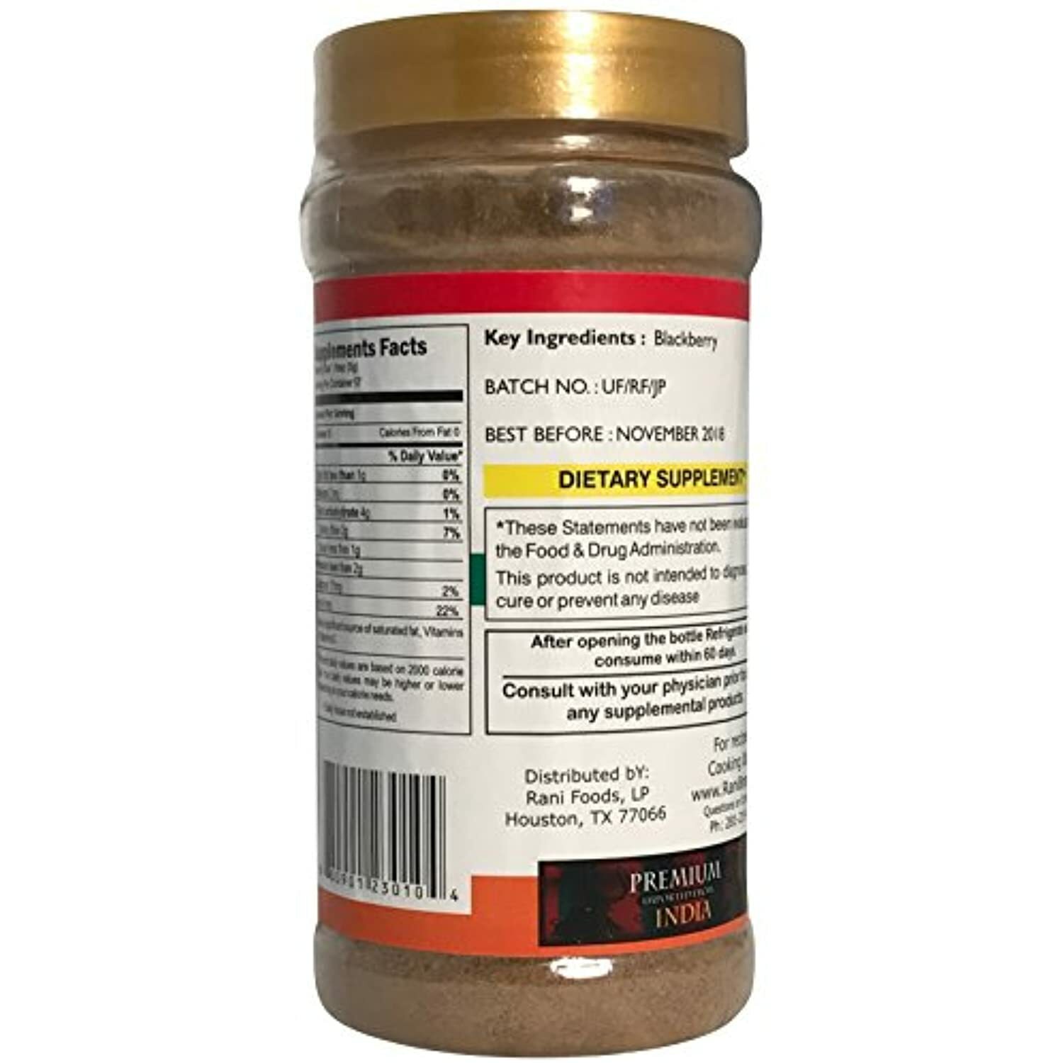 Rani Jamun (Blackberry / Eugenia Jambolana) Powder 10oz (285g)