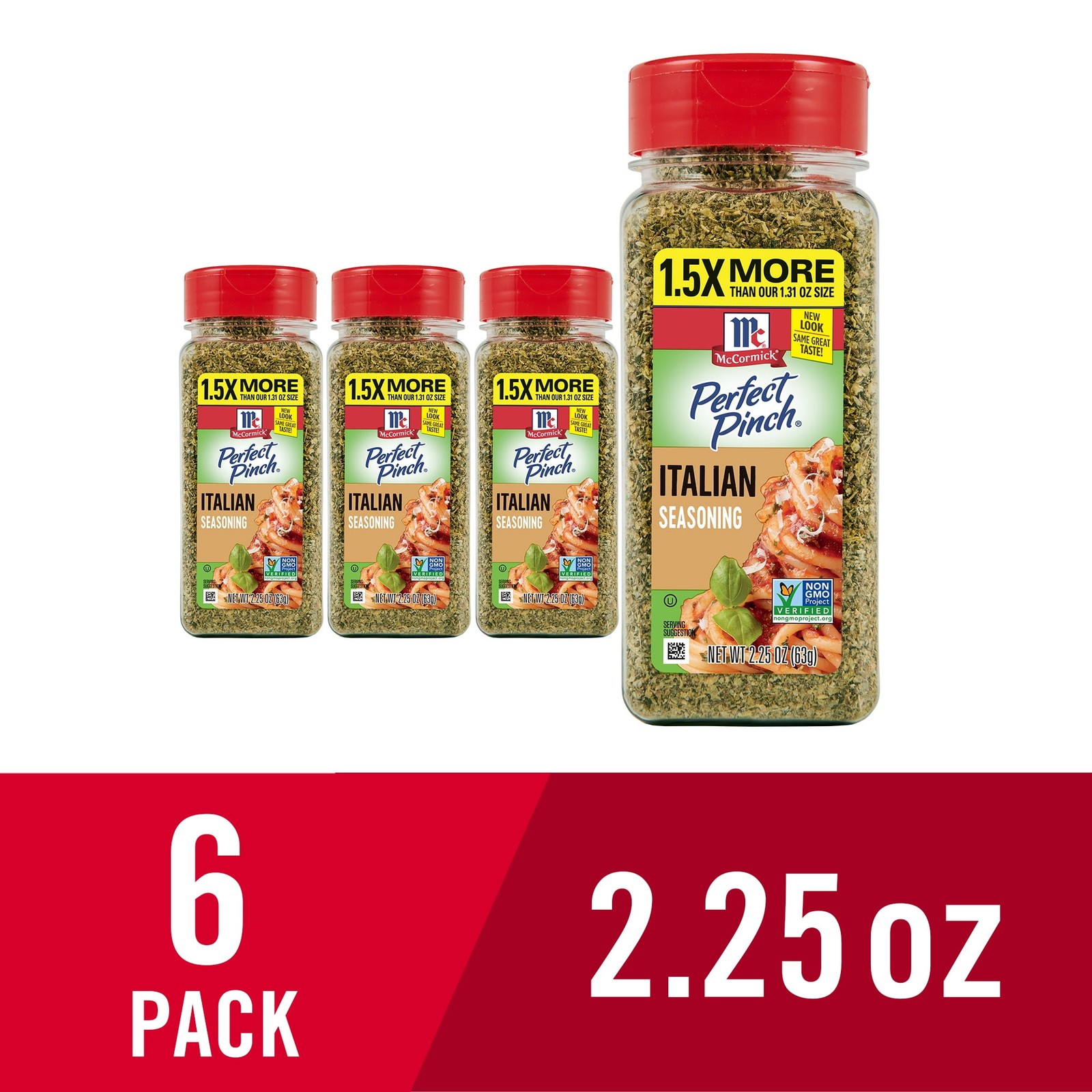 6 pack Italian Seasoning 2.25 oz Bottle
