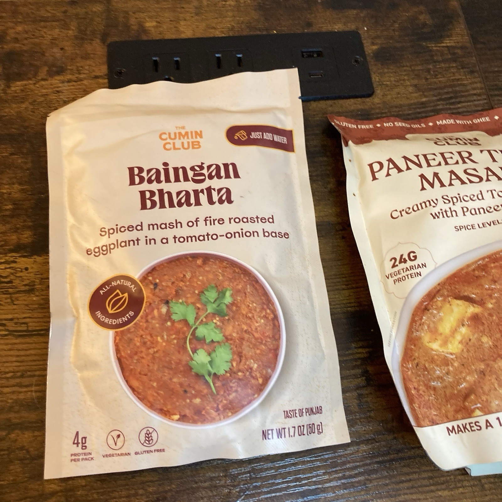 Cumin Club Paneer Tikka Masala Baingan Bharta Just Add Water