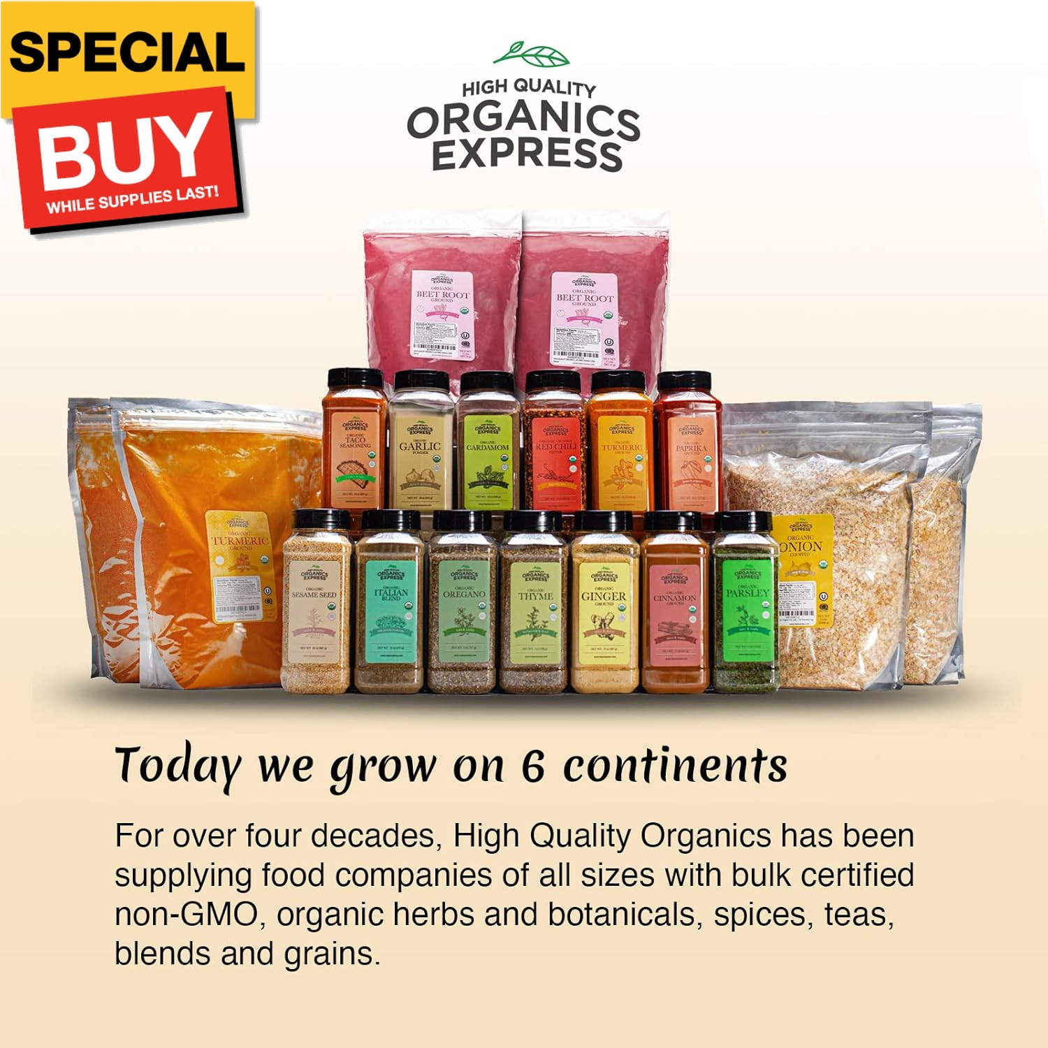 No Salt All Purpose Organic Seasoning, 100% Sodium Free, No MSG, For Vegetables,