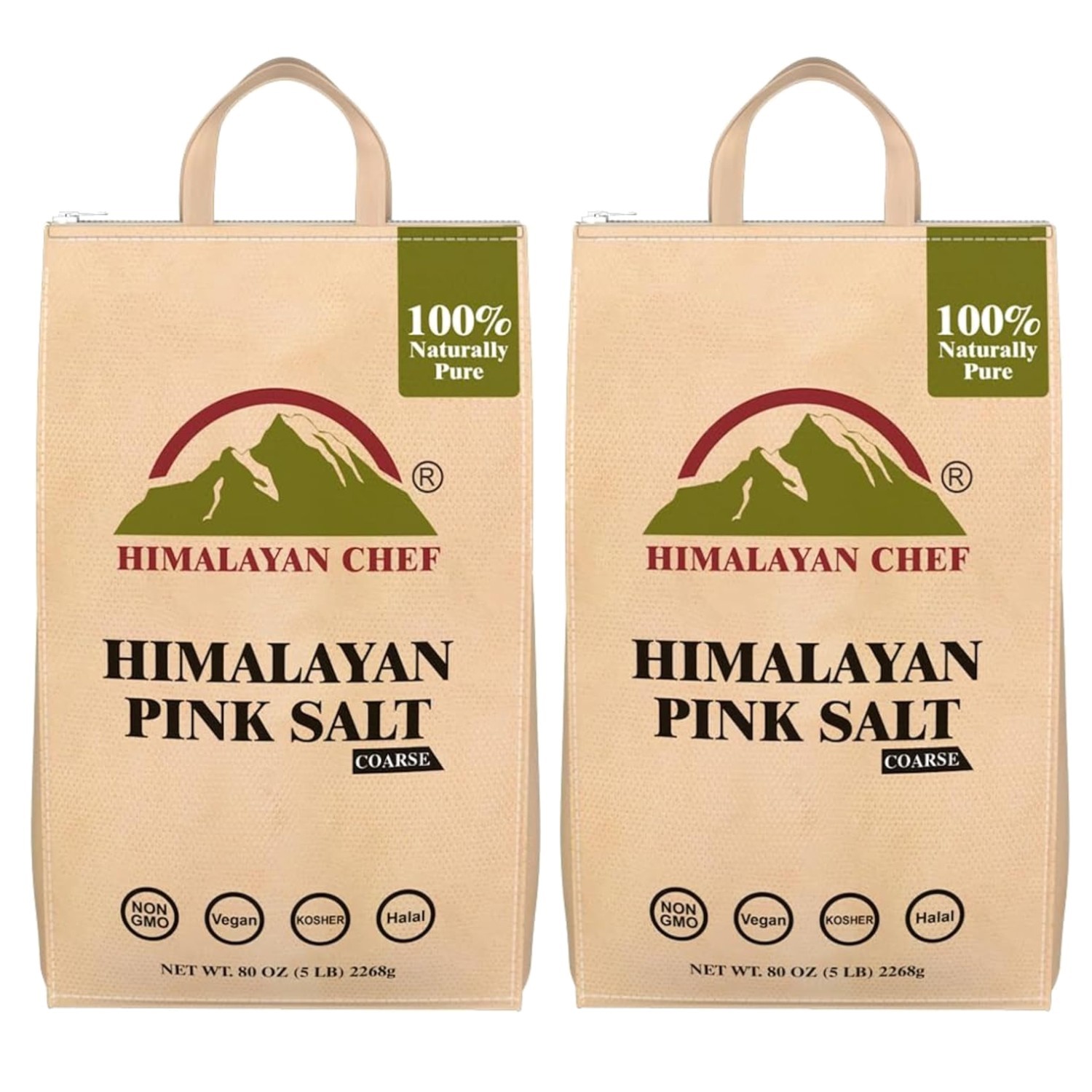 Pink Himalayan Salt – 100% Natural, 5 lbs