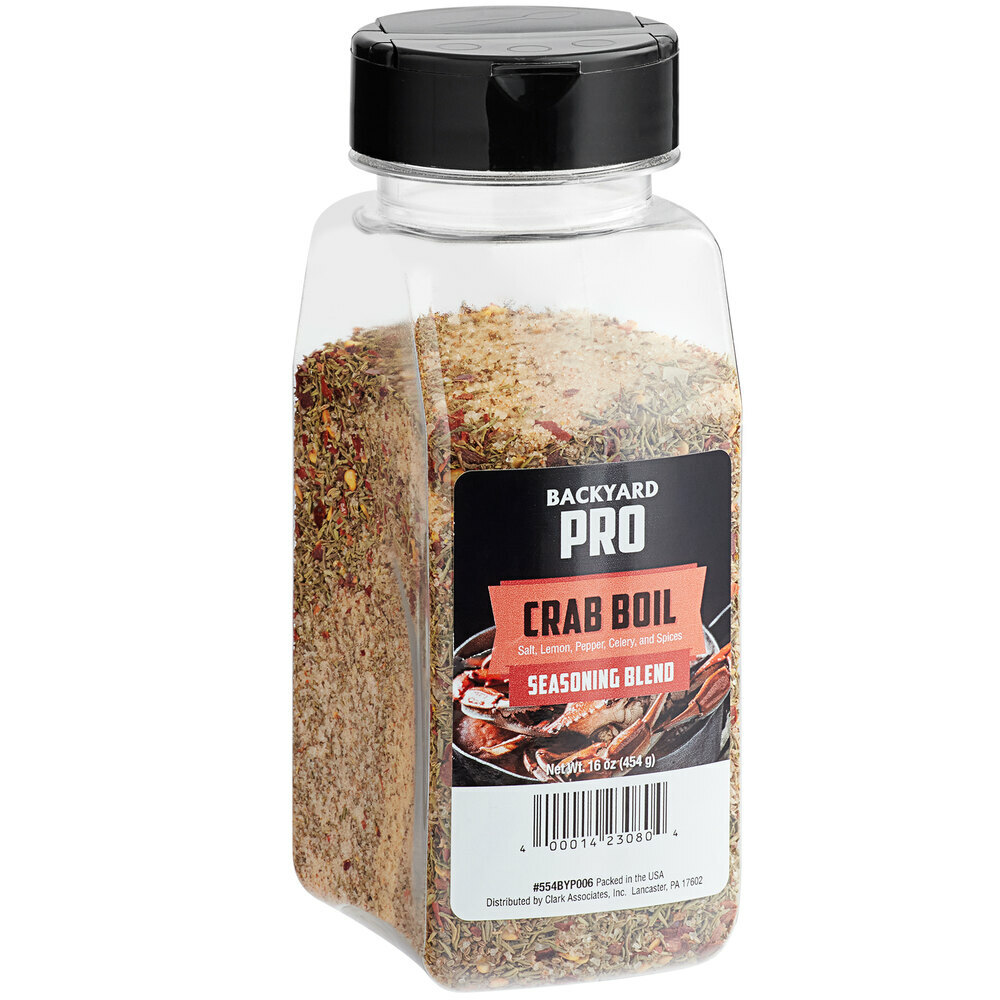Backyard Pro Crab Boil Seasoning Blend – 16 oz.