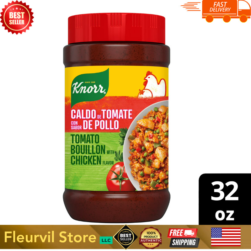 Knorr Granulated Tomato with Chicken Flavor Bouillon Powder, 32 Oz Jar