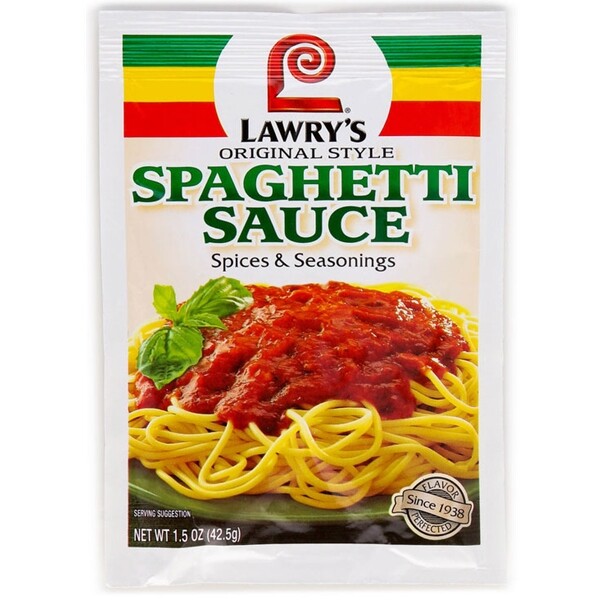 Lawry’s Original Style Spaghetti Sauce Seasoning Mix – 1.5 oz