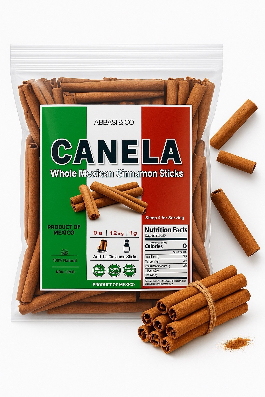 Mexican Cinnamon Sticks – Canela Entera from Veracruz, Mexico – 4 oz (114 g)