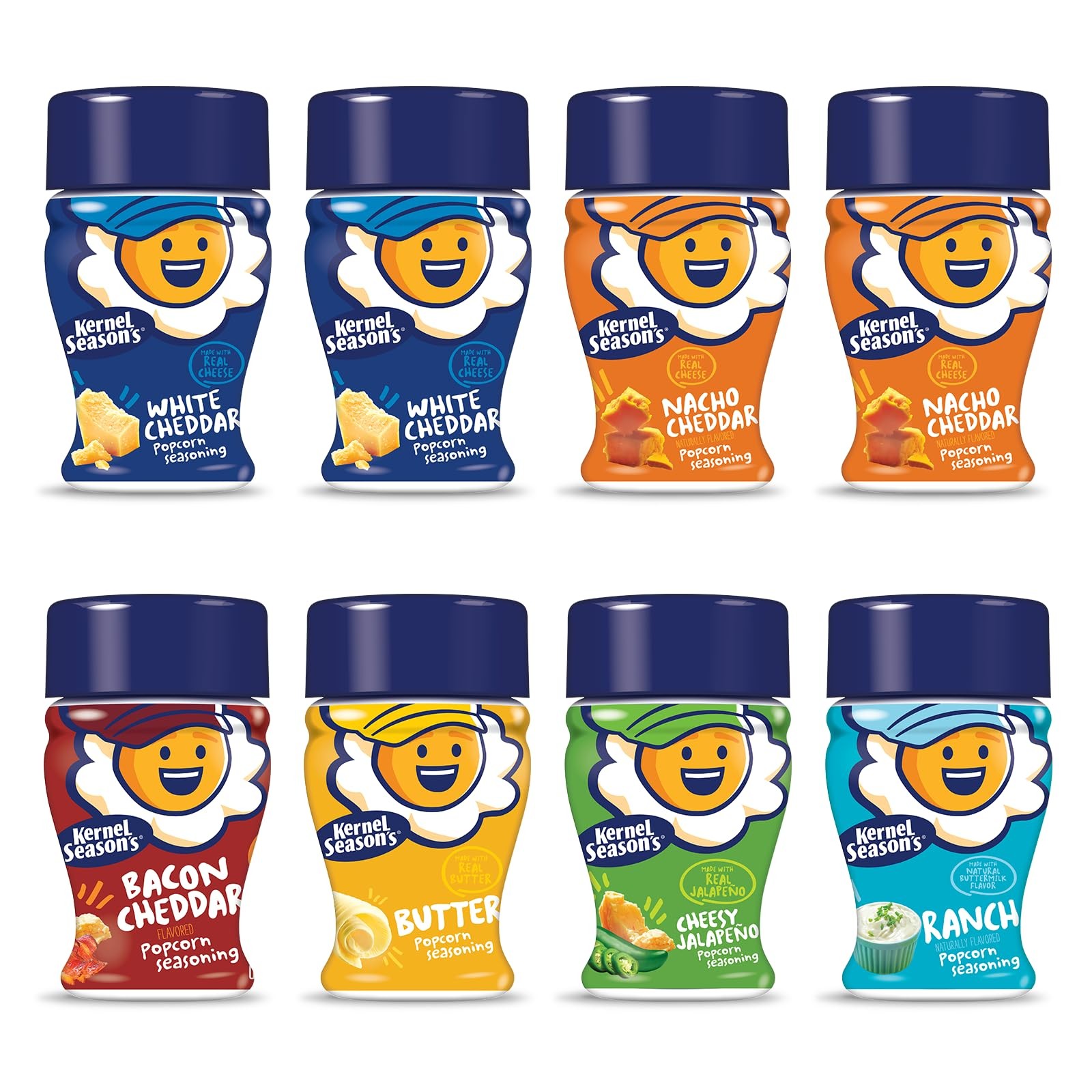 Kernel Season’s Mini Savory Popcorn Seasoning Variety Pack, 0.9 Ounce (Pack of