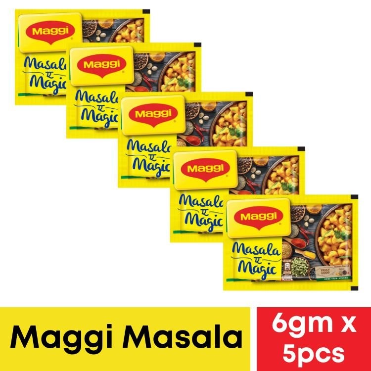 MAGGI Masala-Ae-Magic Vegetable Masala, All In One Powder 6 G x 5 Sachets